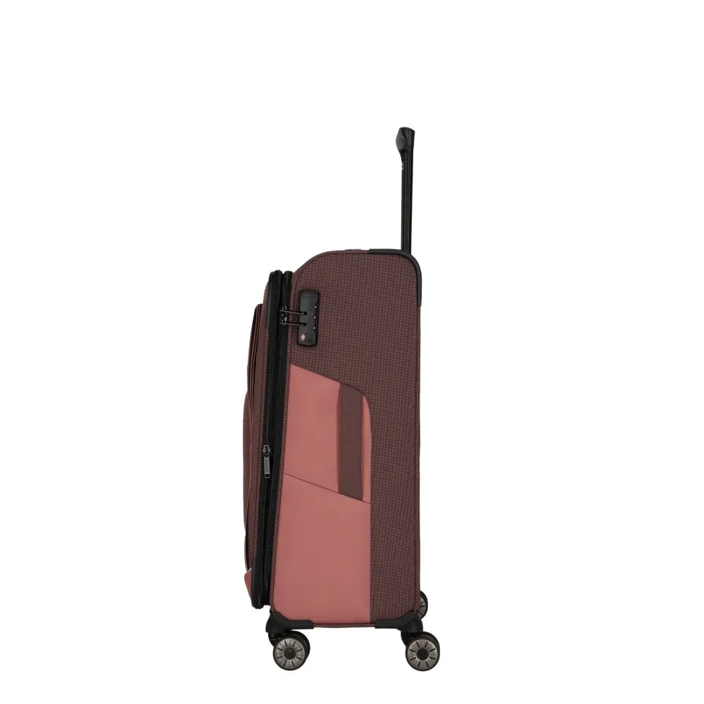 Travelite VIIA Trolley 4 Rollen M - Frühlingsrose