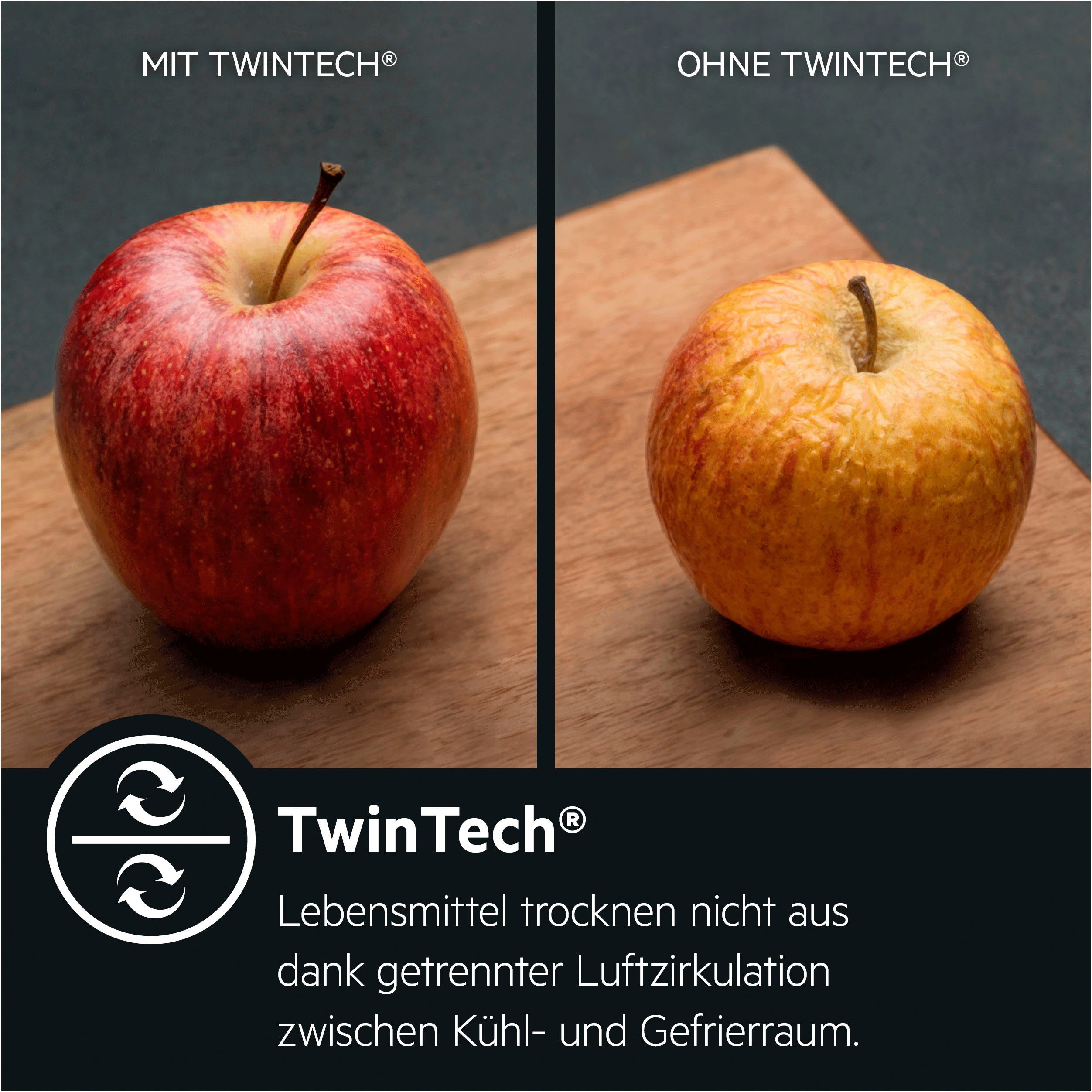 AEG Kühl-/Gefrierkombination RCB736D5MX, 201 cm hoch, 59,5 cm breit