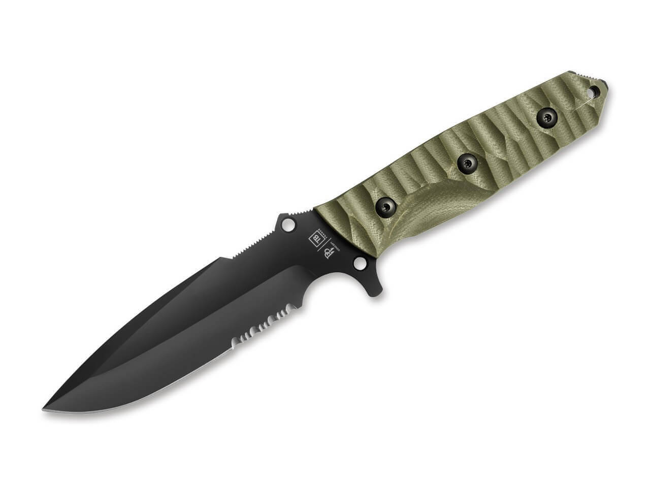 Maraudeur G10 Textured Kaki Serrated