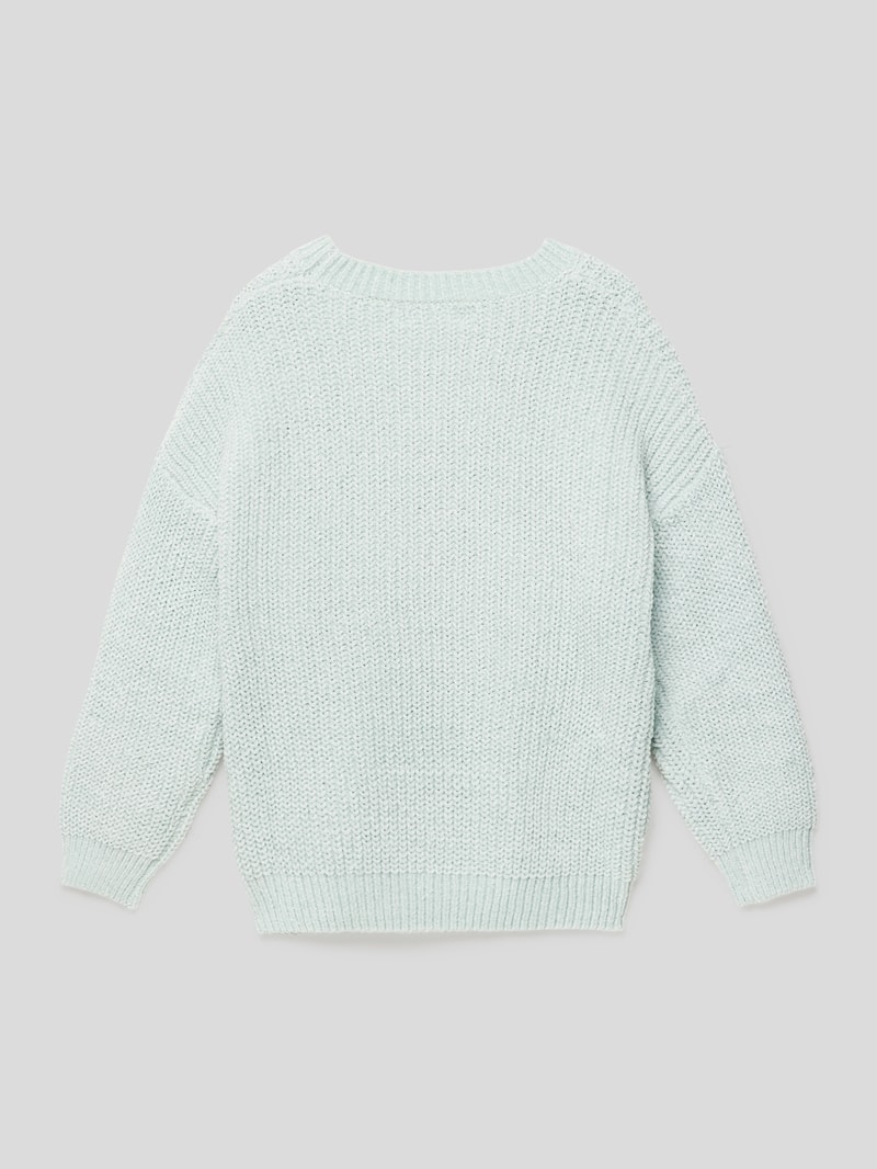 Pullover mit Strickmuster Modell 'LINKI3' in mint