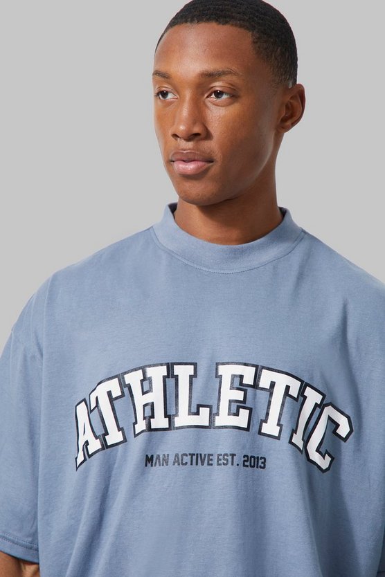 Man Active kastiges Gym Athletic T-Shirt