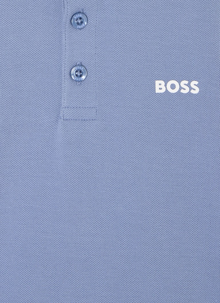 Tricou polo din bumbac piqué cu logo HUGO BOSS
