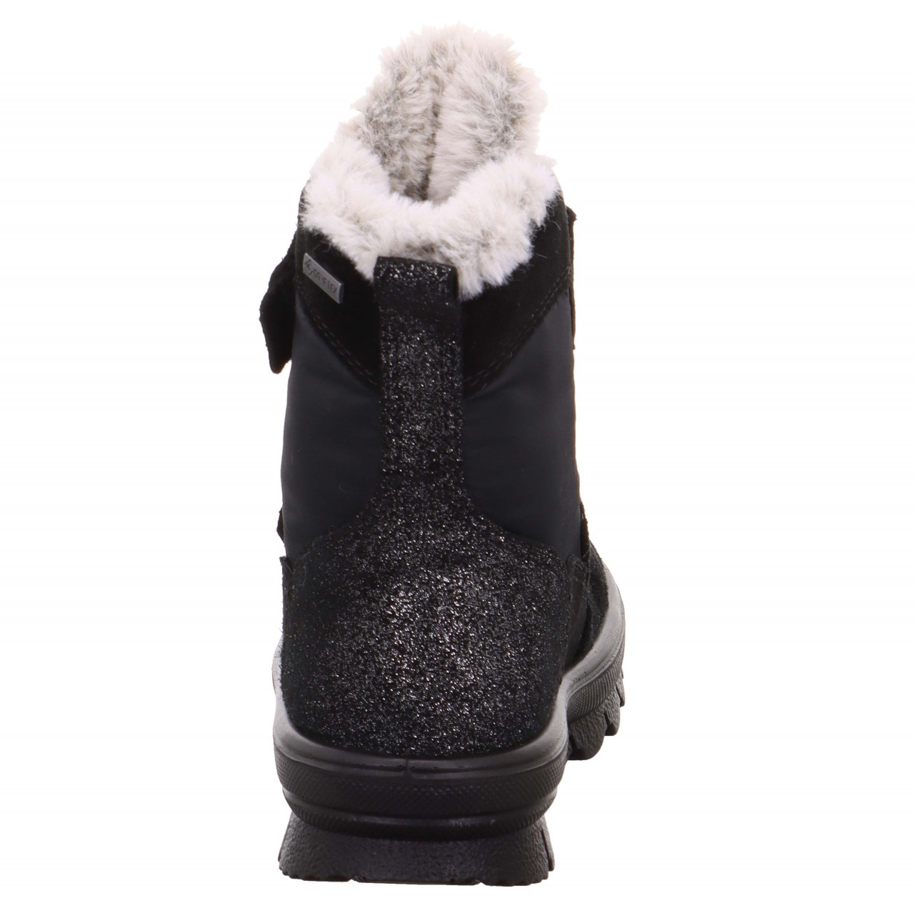 FLAVIA - Schwarz Boots mit Klettverschluss