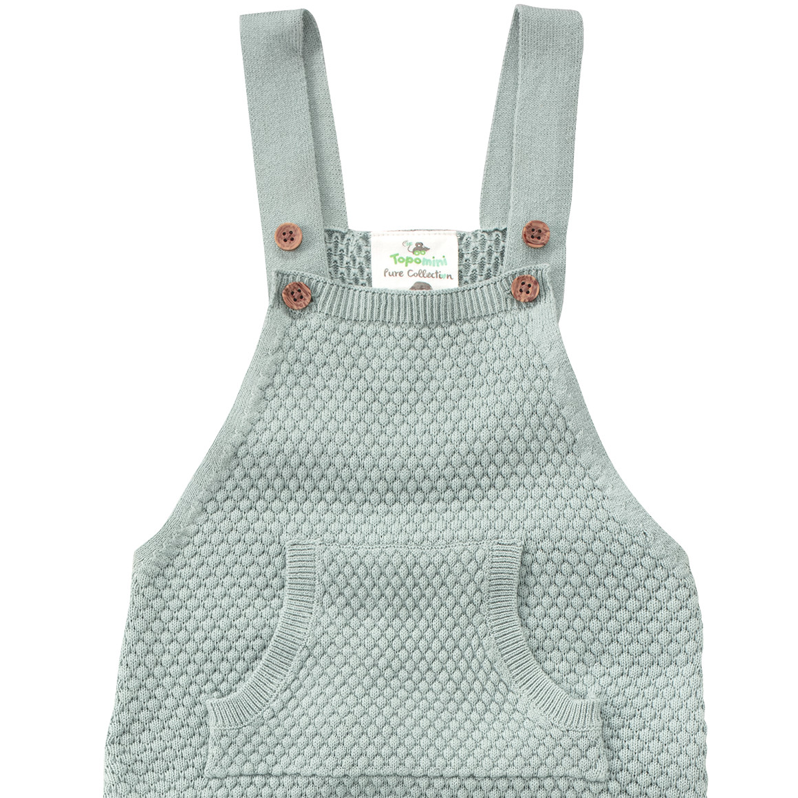 Baby Stricklatzhose mit Kängurutasche