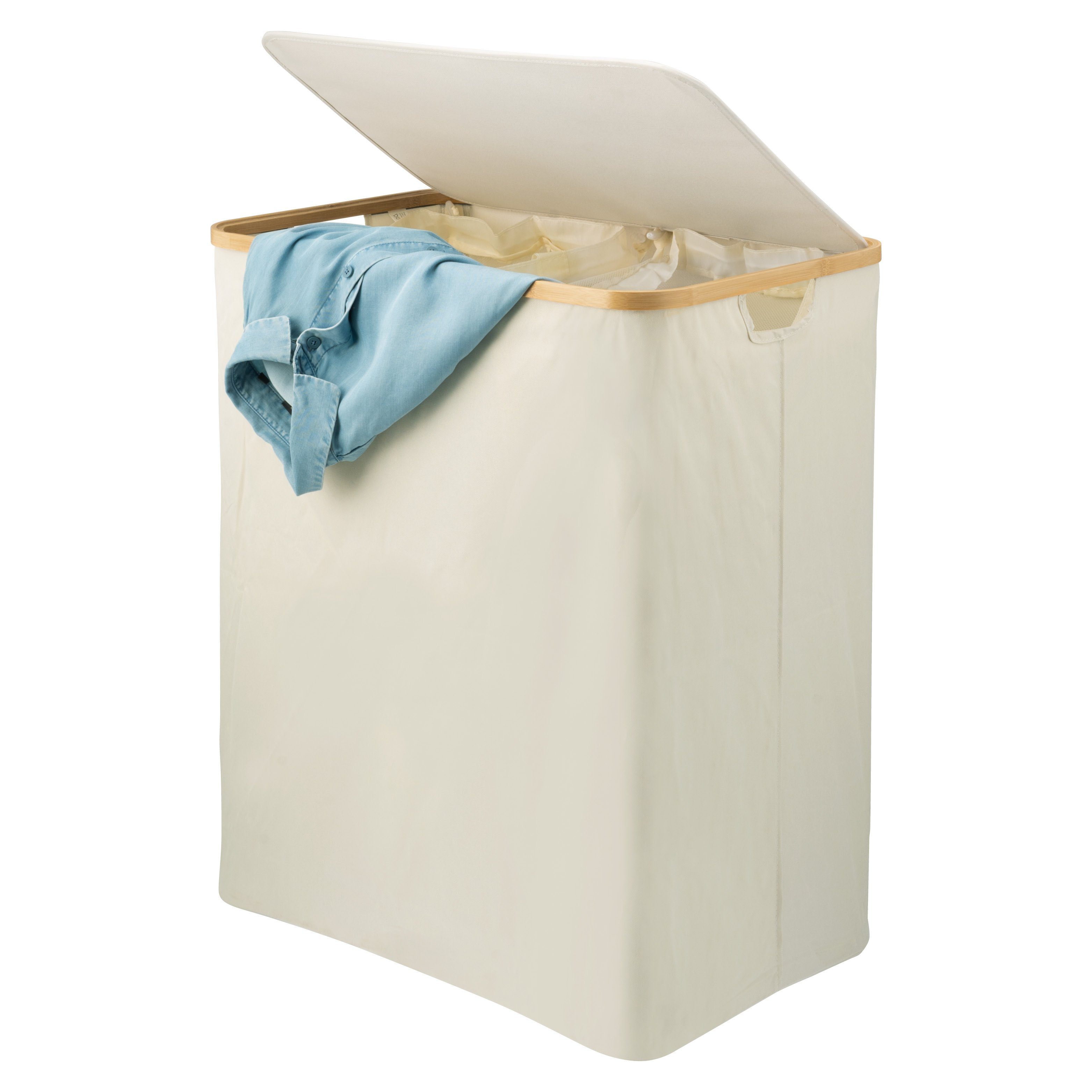 bremermann Wäschekorb Wäschesammler, ca. 145 Liter, beige