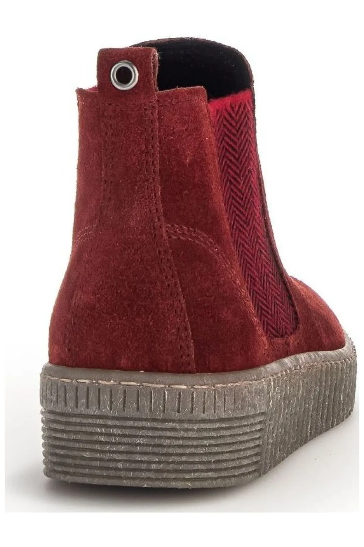 GABOR  Stiefelette - Rot - Flacher Absatz