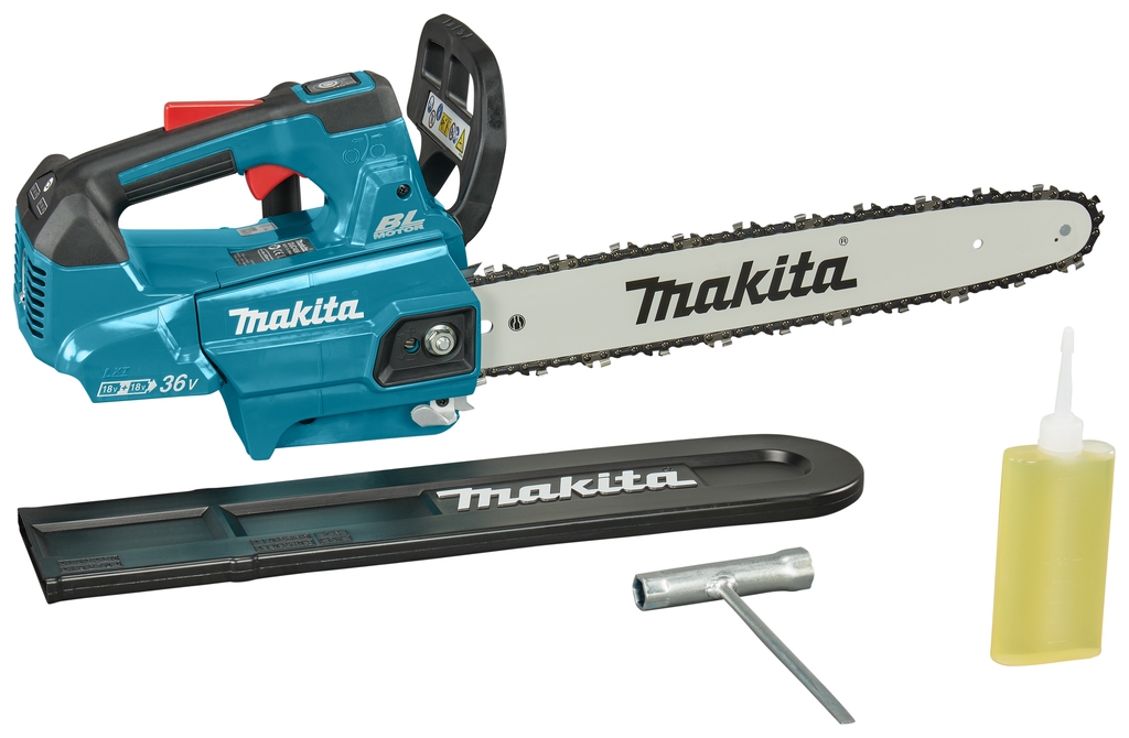 Makita DUC406Z 2 x 18 volt motorsåg med topphandtag 40 cm exkl. batteri och laddare
