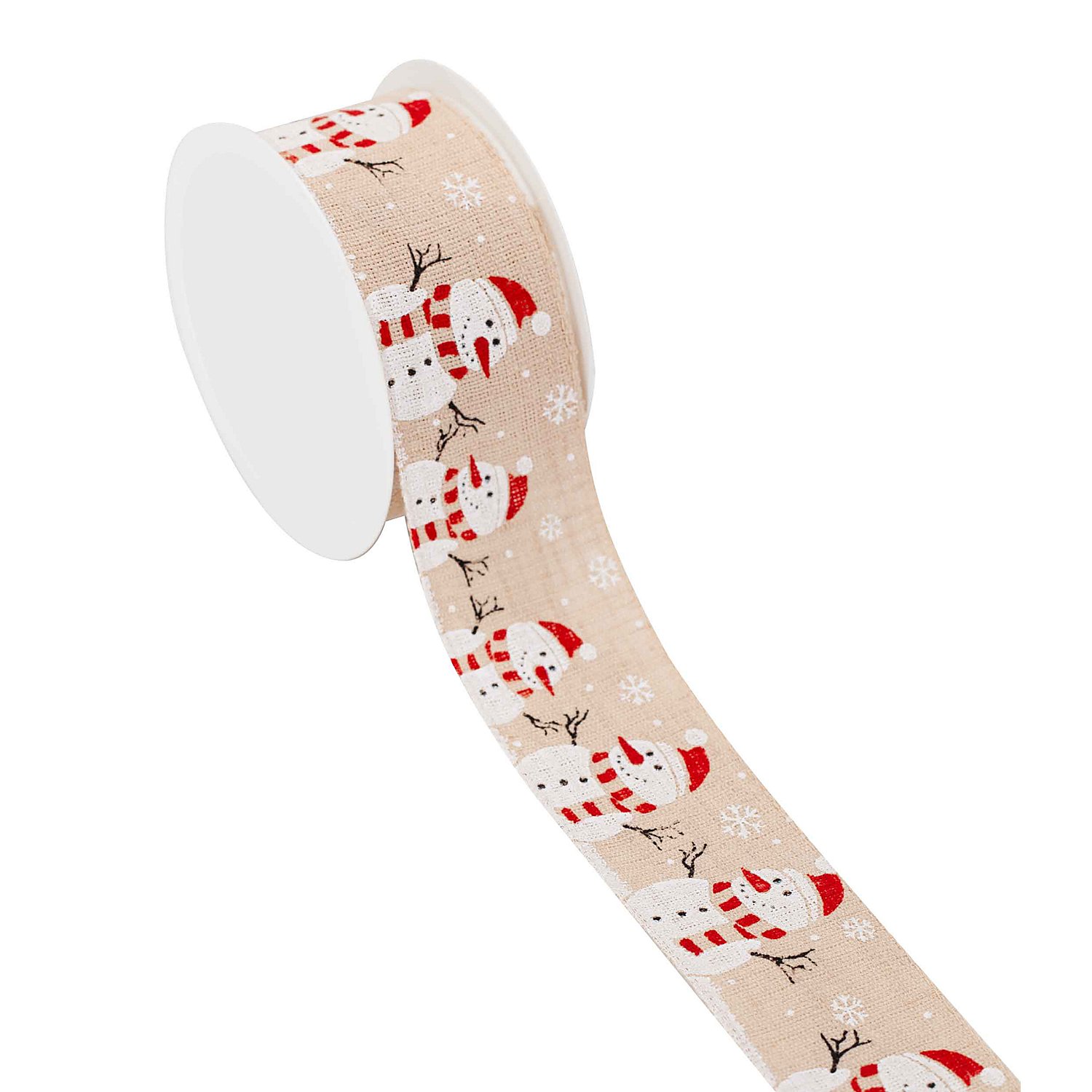 Stoffband in Leinenoptik 