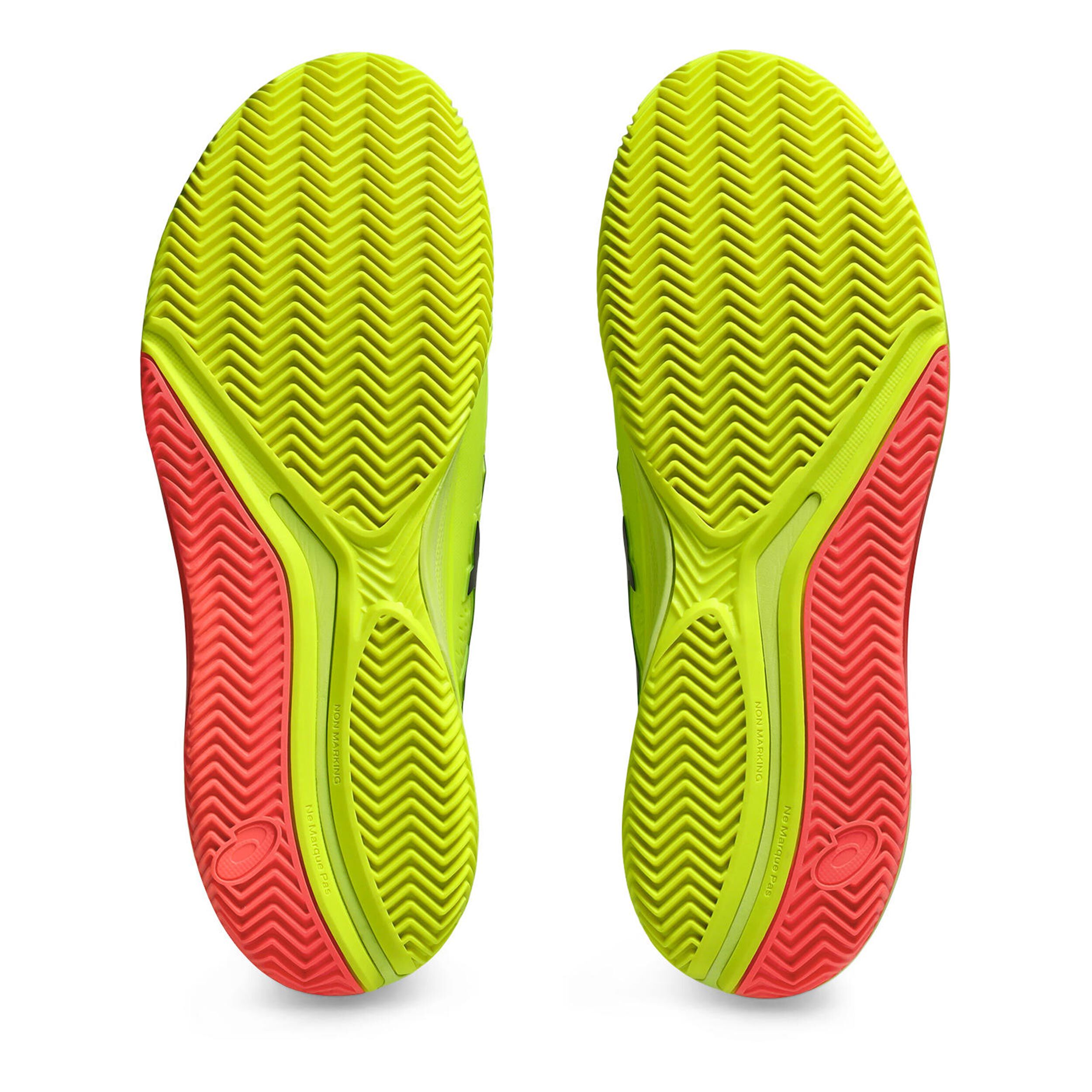 Gel-Resolution 9 Clay Sandplatzschuh Herren - Gelb, Schwarz