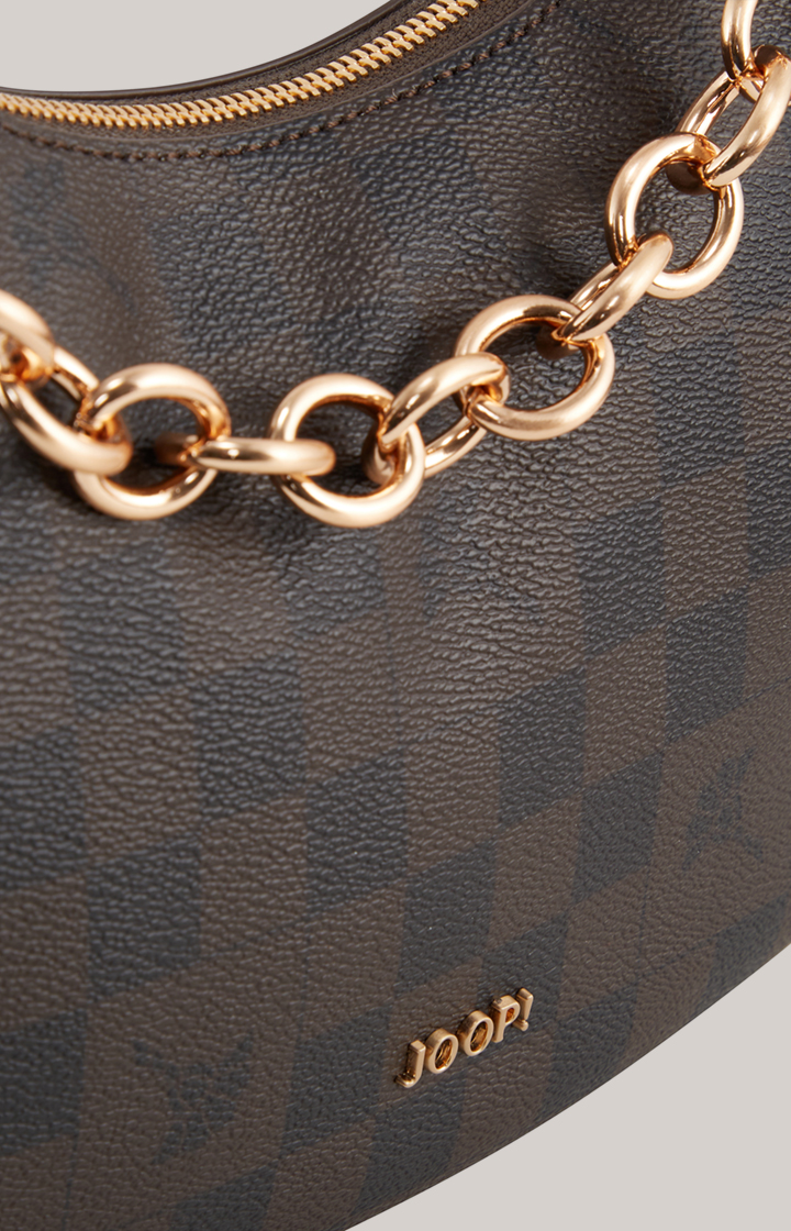 Schultertasche Piazza Edition Annina in Braun/Schwarz/Orange