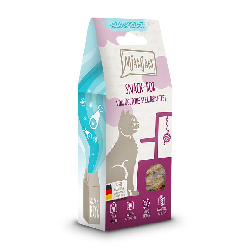 MjAMjAM Snacks MjAMjAM Snack-Box vorzügliches Straußenfilet, 40 g
