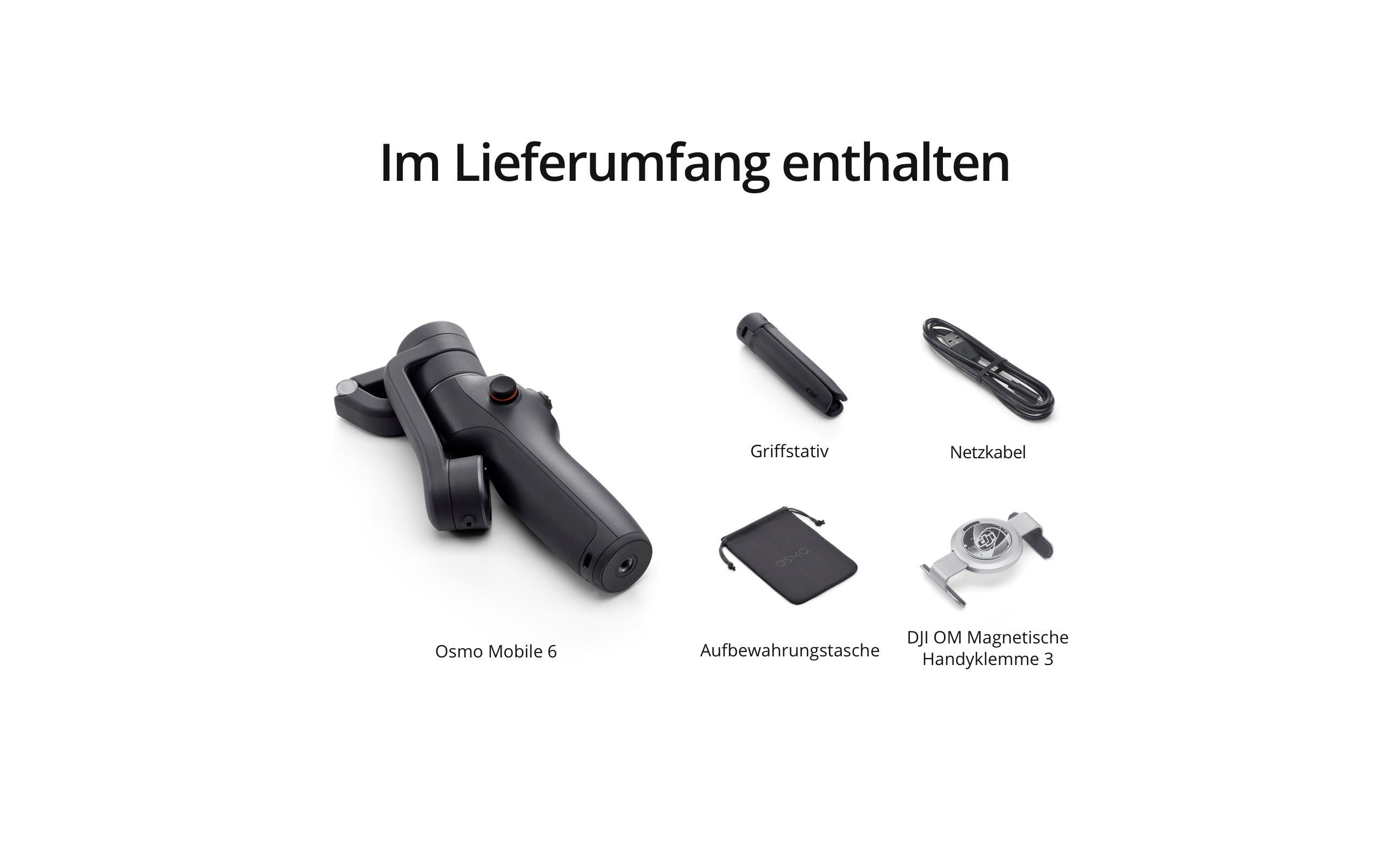 DJI Osmo Mobile 6 Slate Gray Kamera-Gimbal