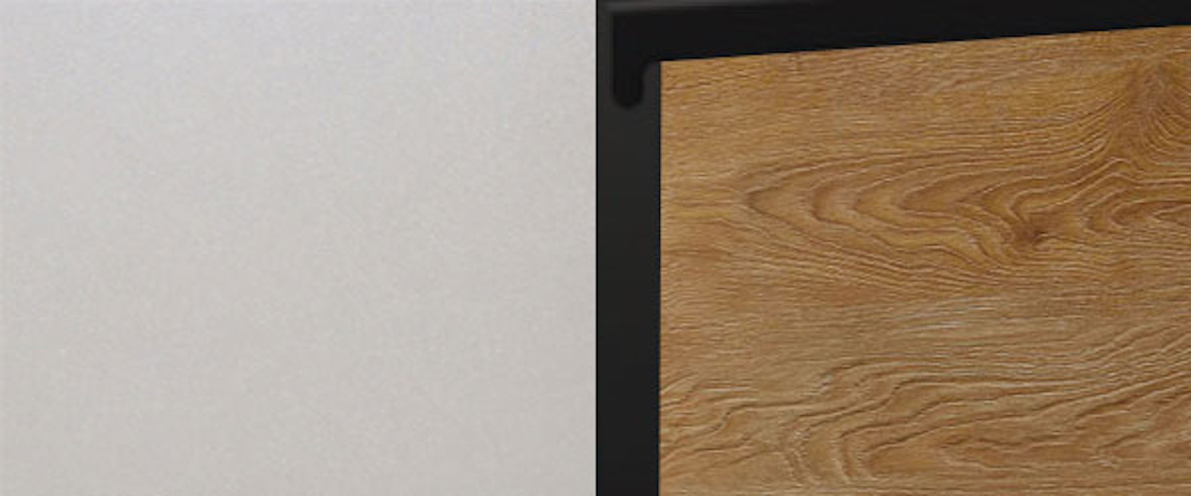Feldmann-Wohnen Sockelblende Treviso, 60cm Front- und Sockelfarbe wählbar grifflos teilintegriert
