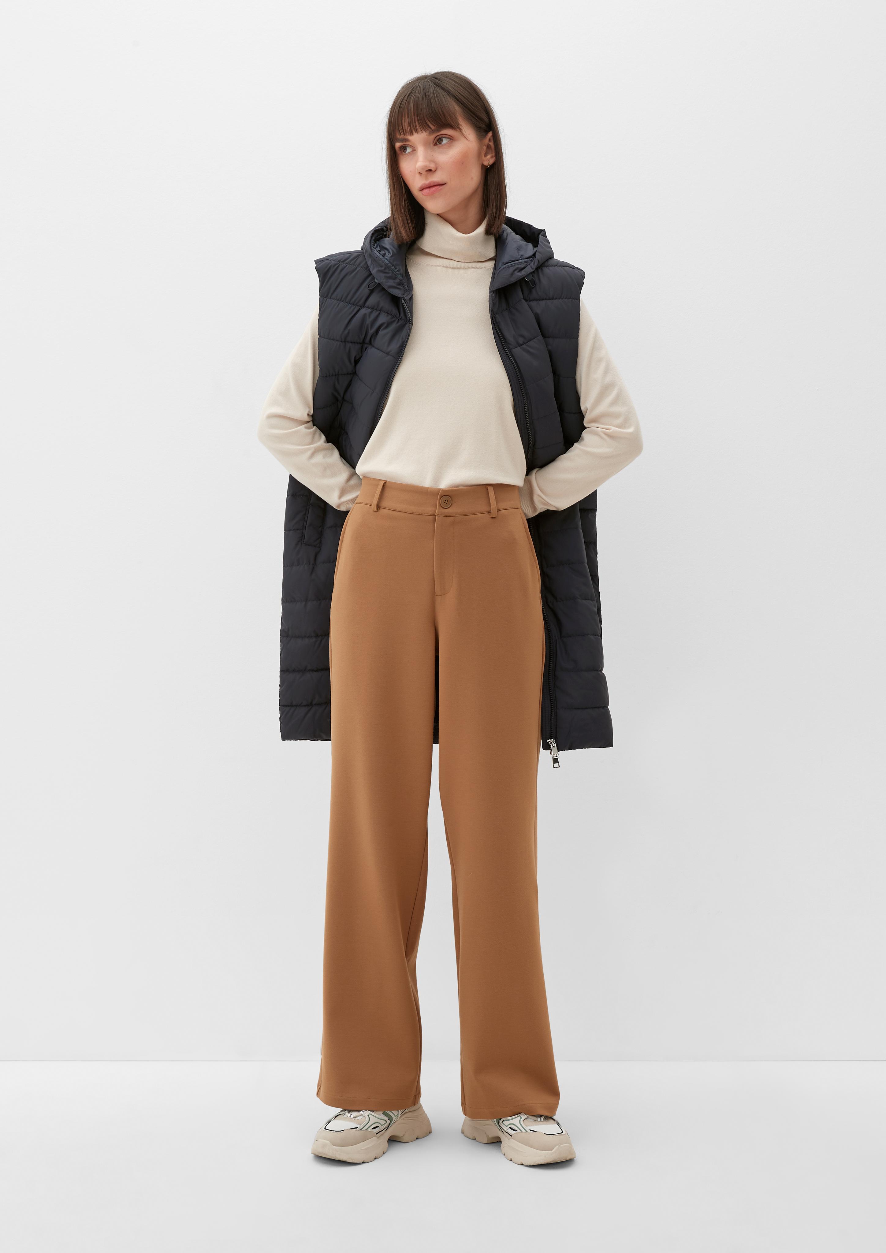 Loose: Stoffhose mit Wide Leg  2129908-8469