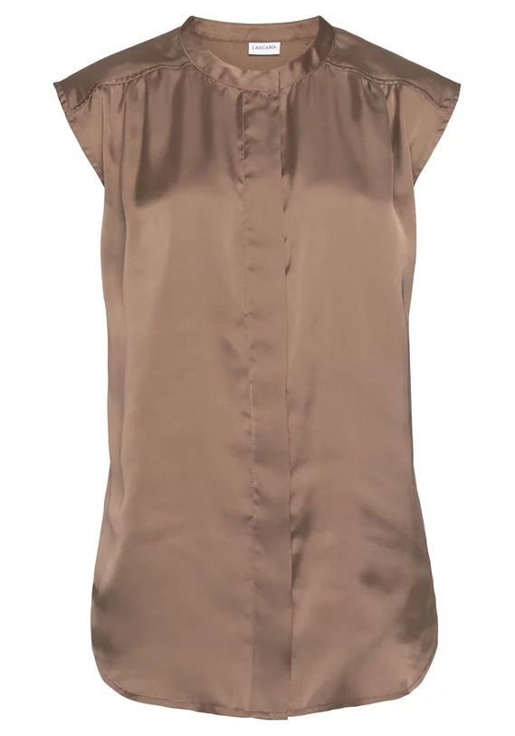 Satinbluse
