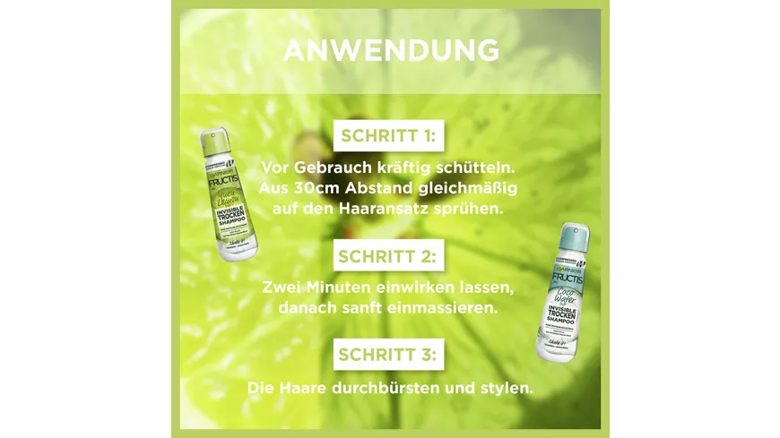 Garnier Fructis Trockenshampoo Lemon 100 ml