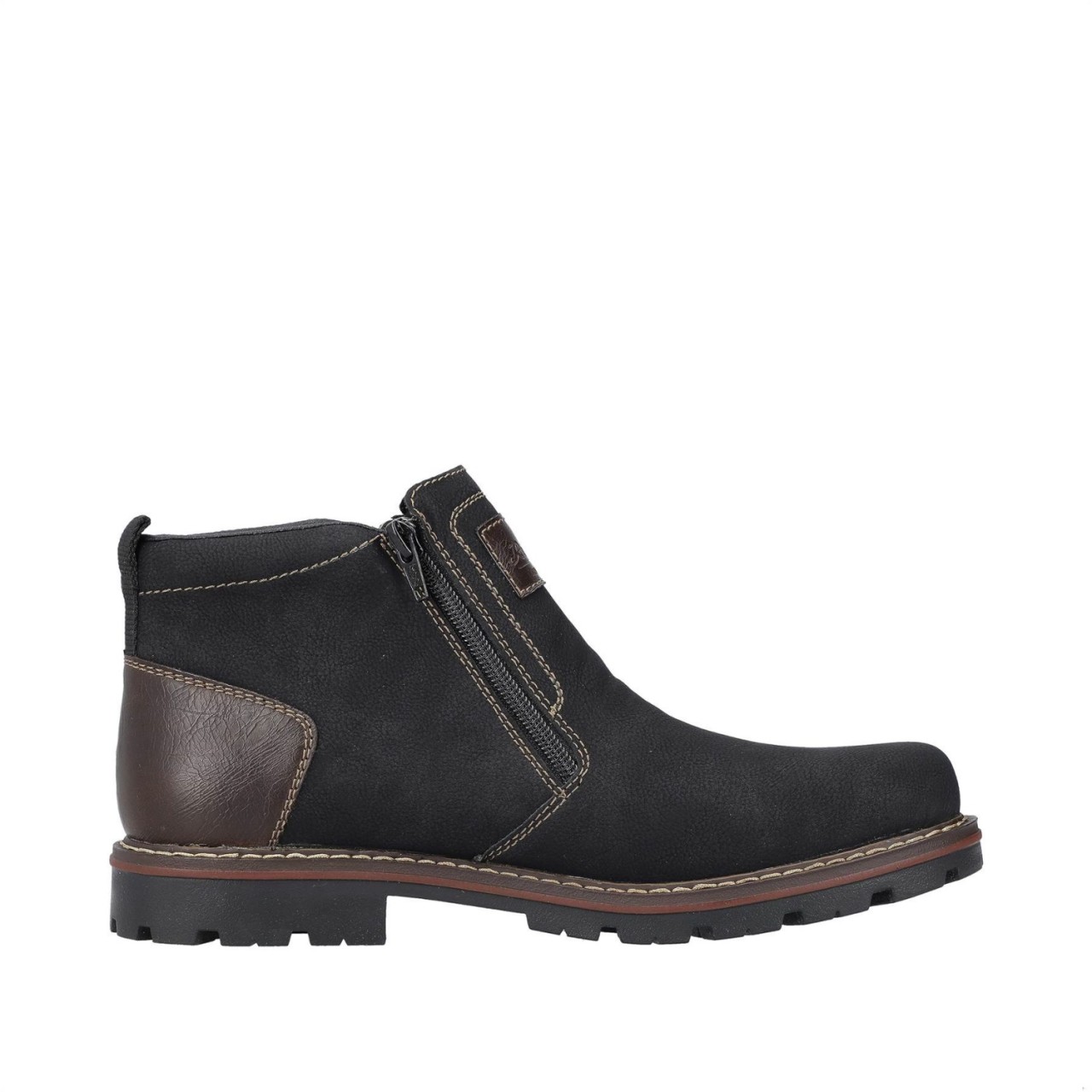 RIEKER Stiefeletten schwarz HWK Herren Stiefel