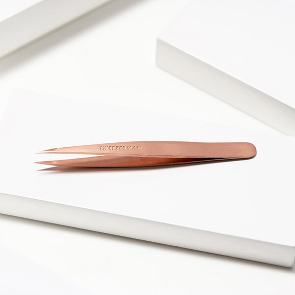 Tweezerman Point Tweezer - Spitze Pinzette, Rose Gold Pinzette