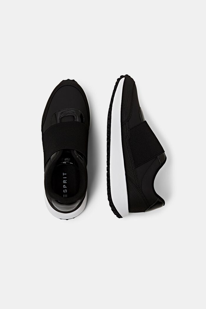 Slip-on-Sneakers in Lederoptik