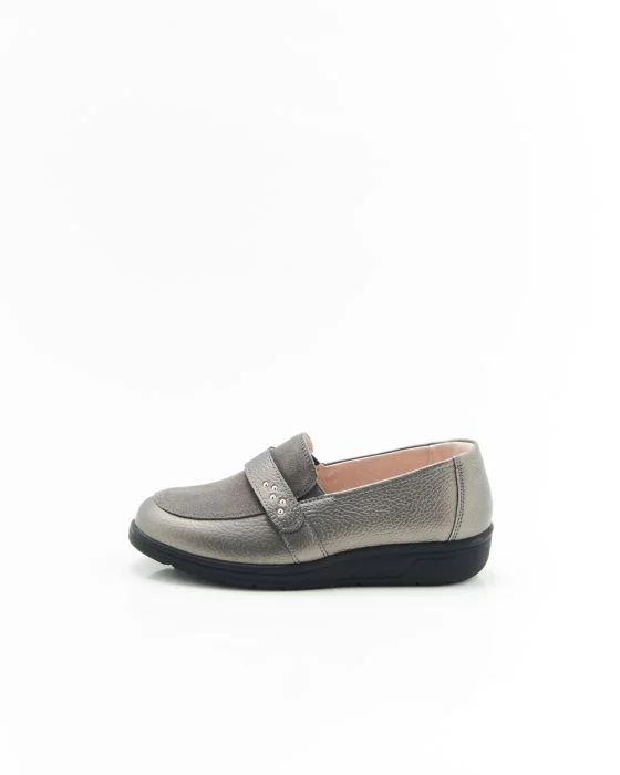 Mocassins bi-matière