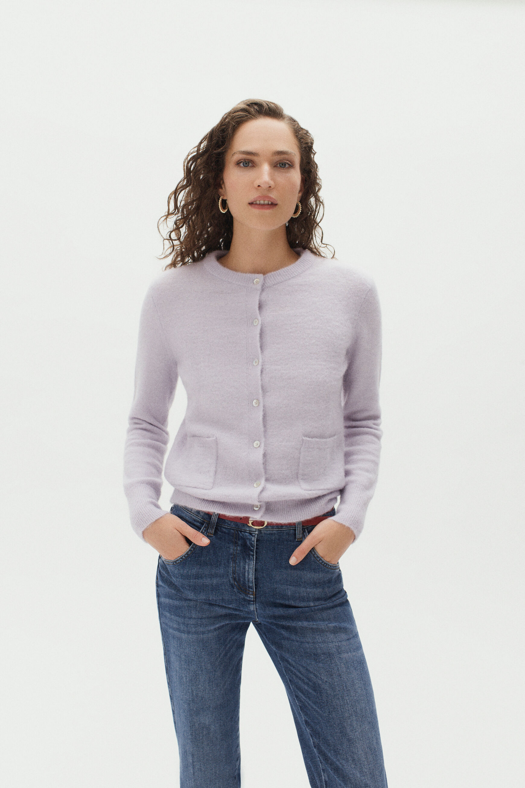 gilet dimitri parme femme
