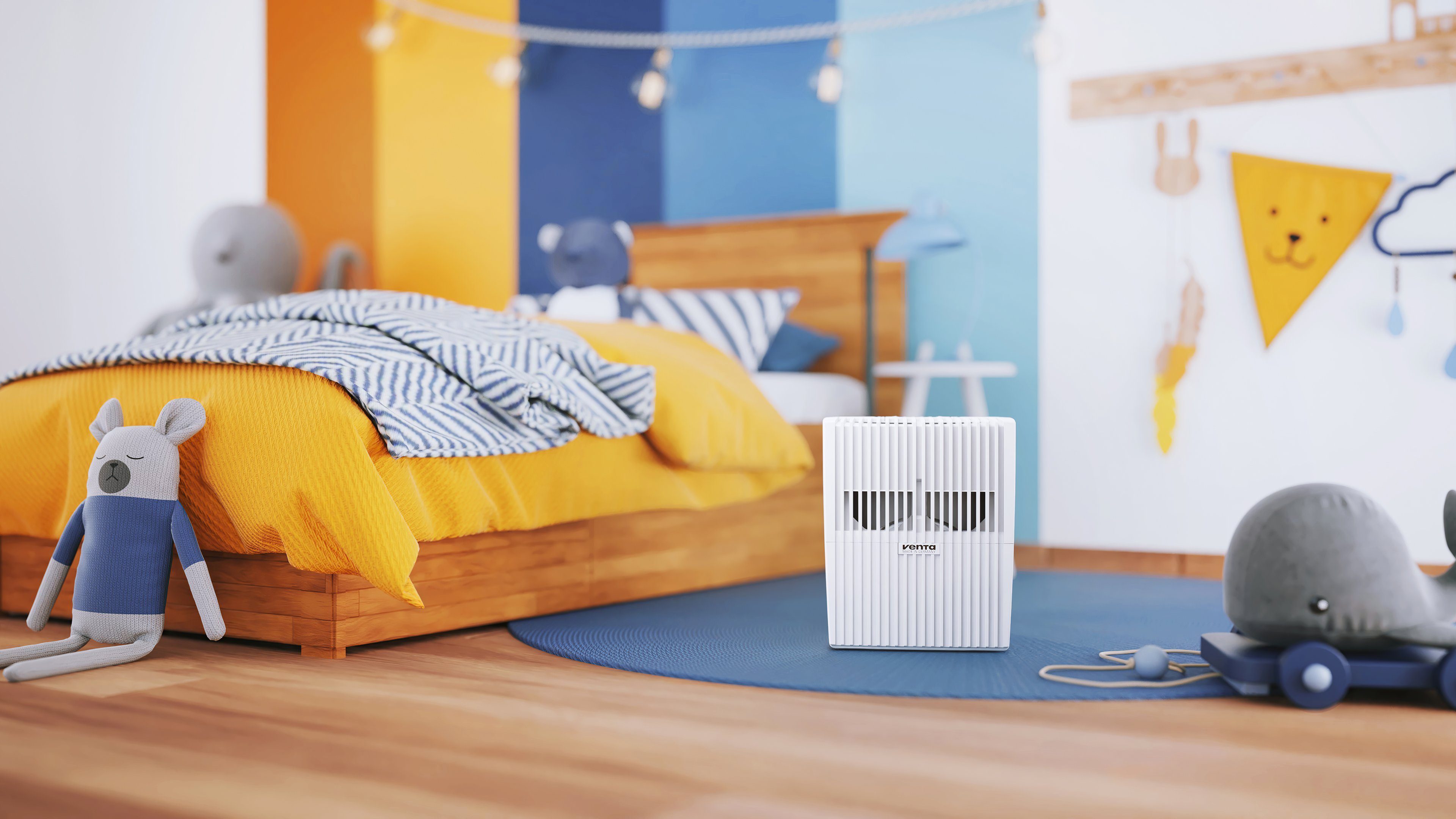 Venta Luftbefeuchter Original LW15, für Räume bis 25 m², 5,00 l Wassertank, Gesunde Luftfeuchtigkeit für optimale 40-60 %