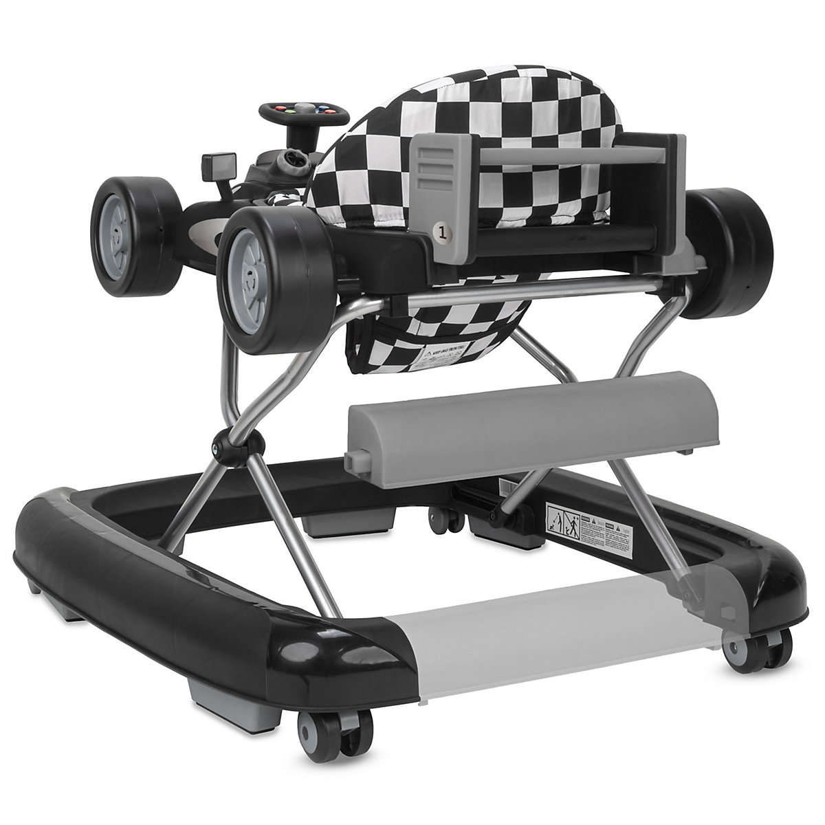 Lauflernwagen Lauflernhilfe Gehfrei 2 in1 mit Sound LITTLE SPEEDSTER 70 x 62 x 40 cm