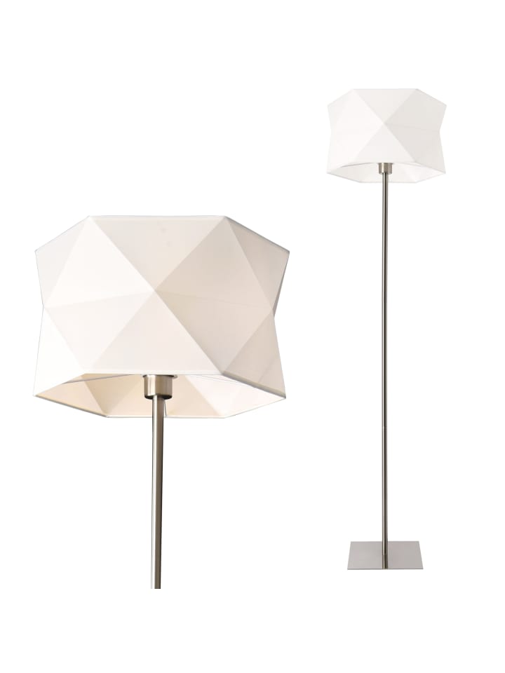 lux.pro Stehleuchte Narwa in Weiß (H)152cm (D)40cm günstig kaufen onesize