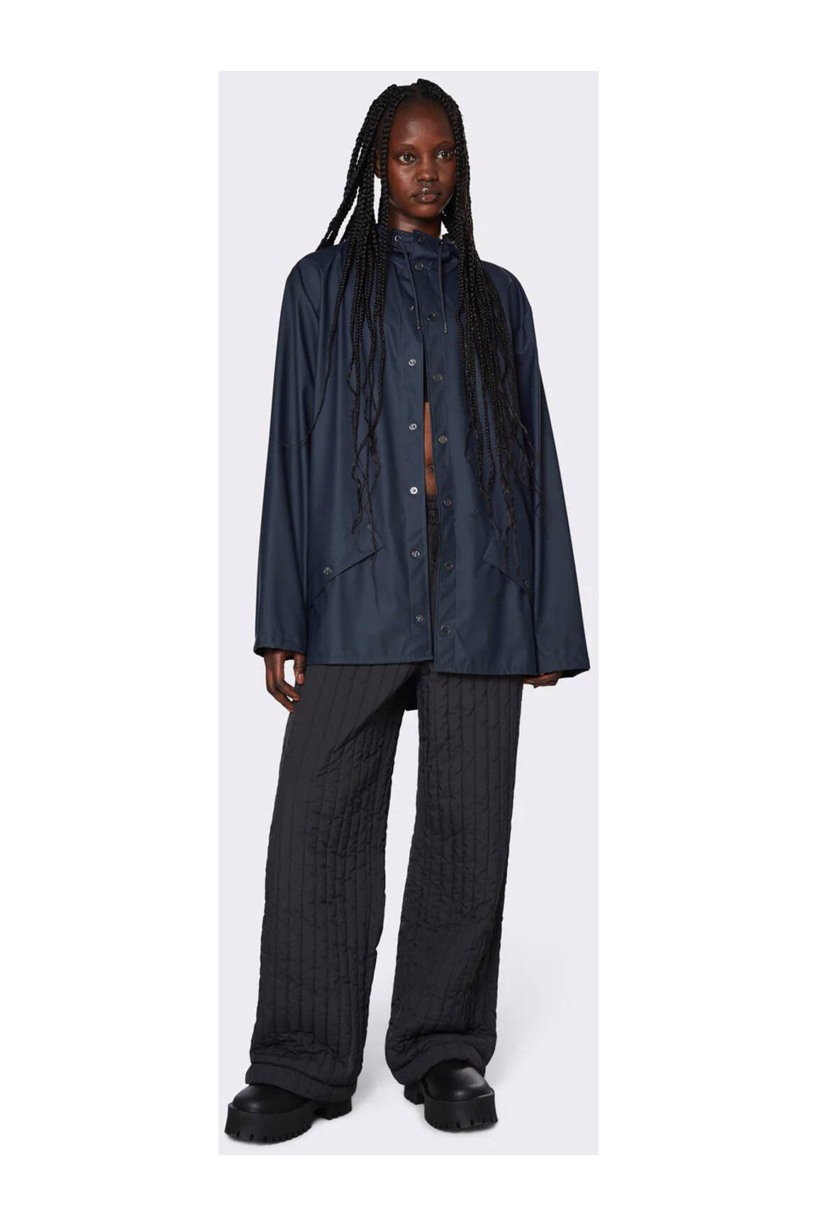 Rains Impermeables Trenchs Unisexe couleur bleu