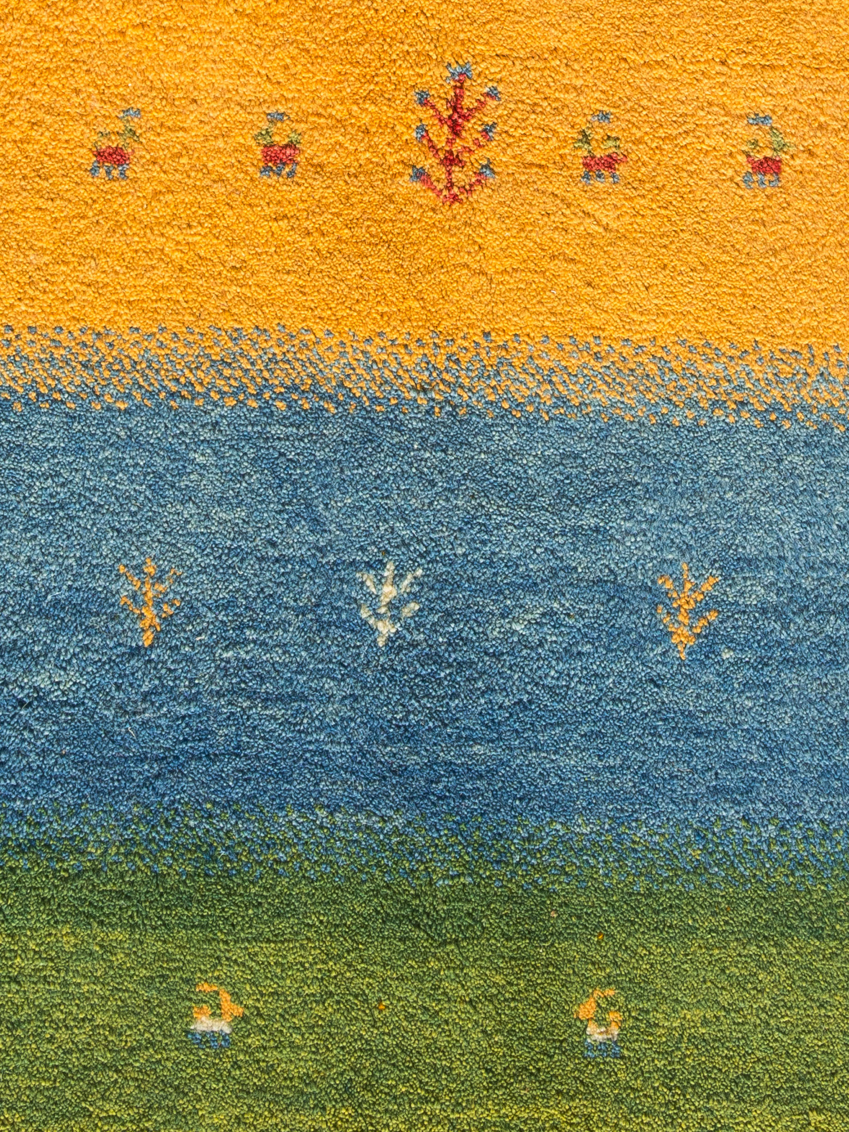Persischer Gabbeh ca. 160 x 200 cm, Unikat / Einzelstück
