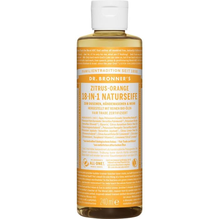 Zitrus-Orange 18-in-1 Naturseife