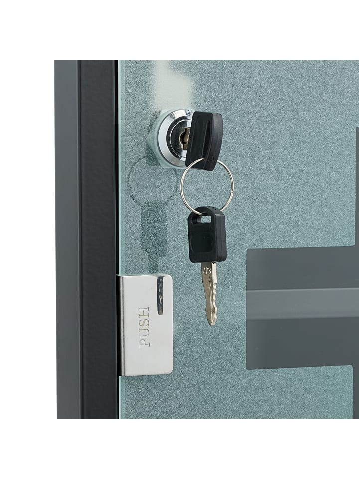 relaxdays Medizinschrank in Schwarz - (B)30 x (H)30 x (T)17,5 cm günstig kaufen onesize