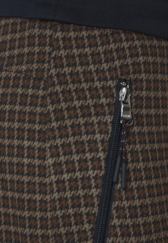 CECIL Hahnentritt Loose Fit Hose