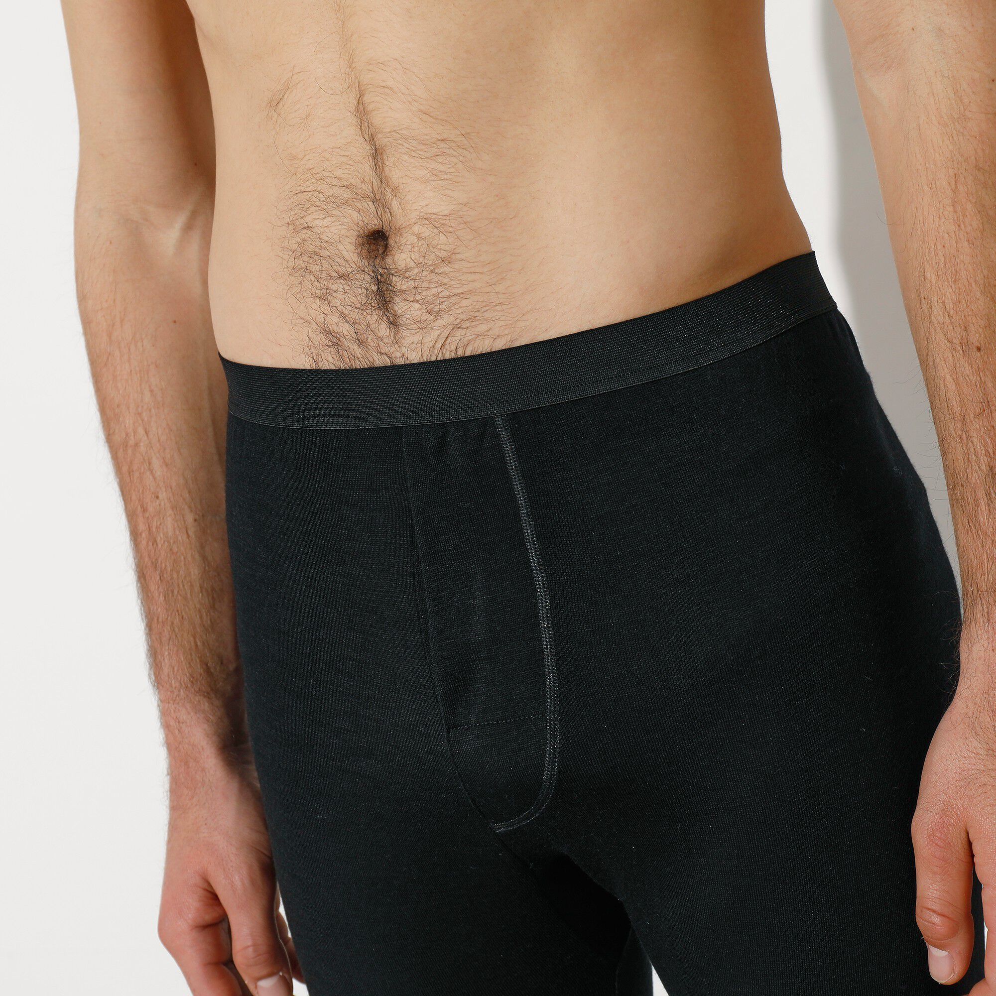 Caleçon long tricot double face ligne chaude