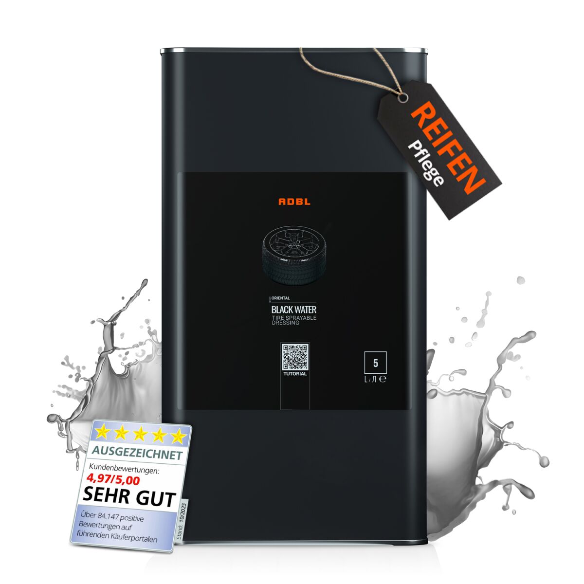 ADBL Black Water Gummipflege 5L