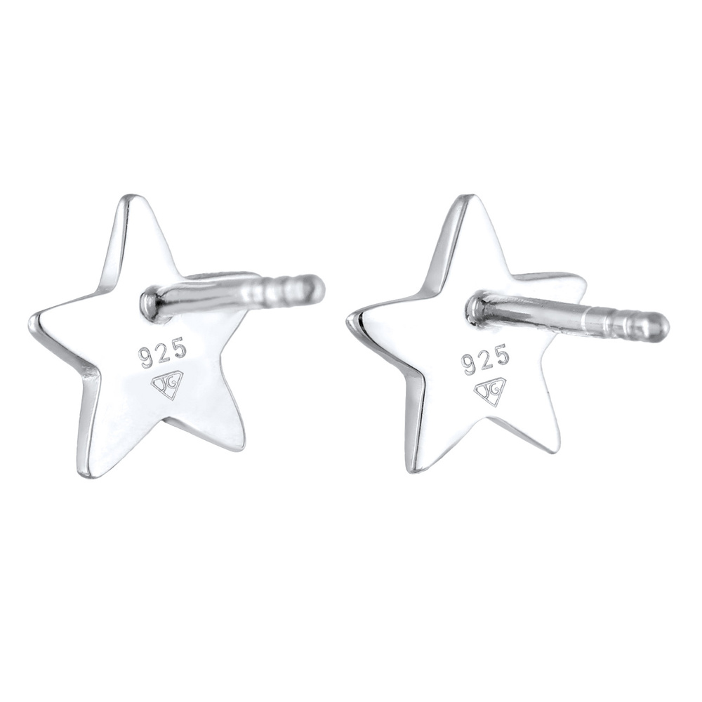 Elli Elli Boucles d'Oreilles Femmes Clous d'oreille étoile élégant en argent sterling  Boucles d'oreilles