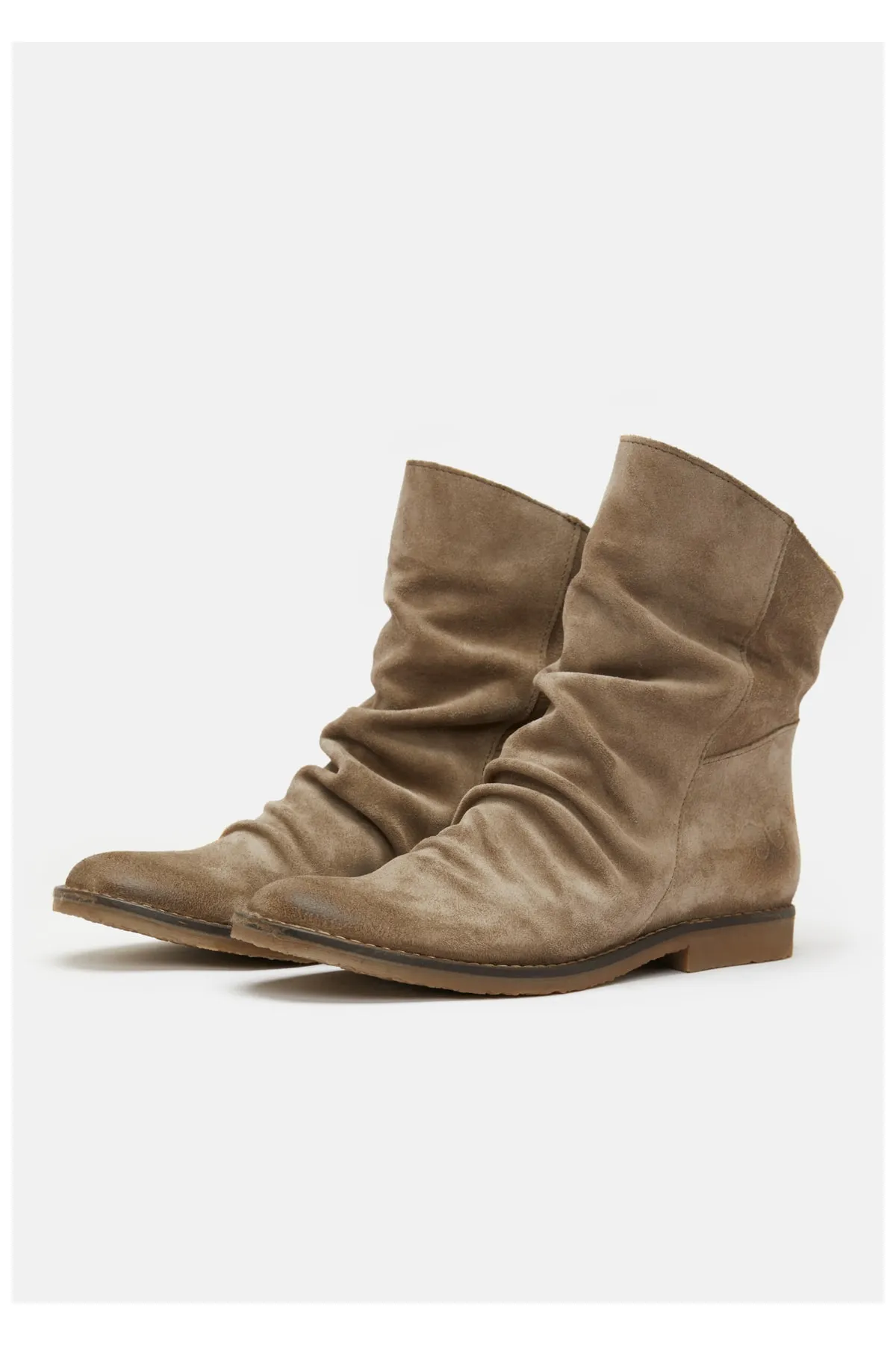 Felmini  Stiefelette - Grau - Blockabsatz