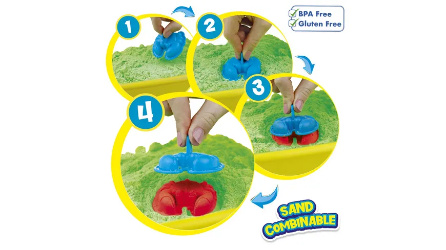 CRAZE - MAGIC SAND Starter Foilbag, 1 Stück, sortiert
