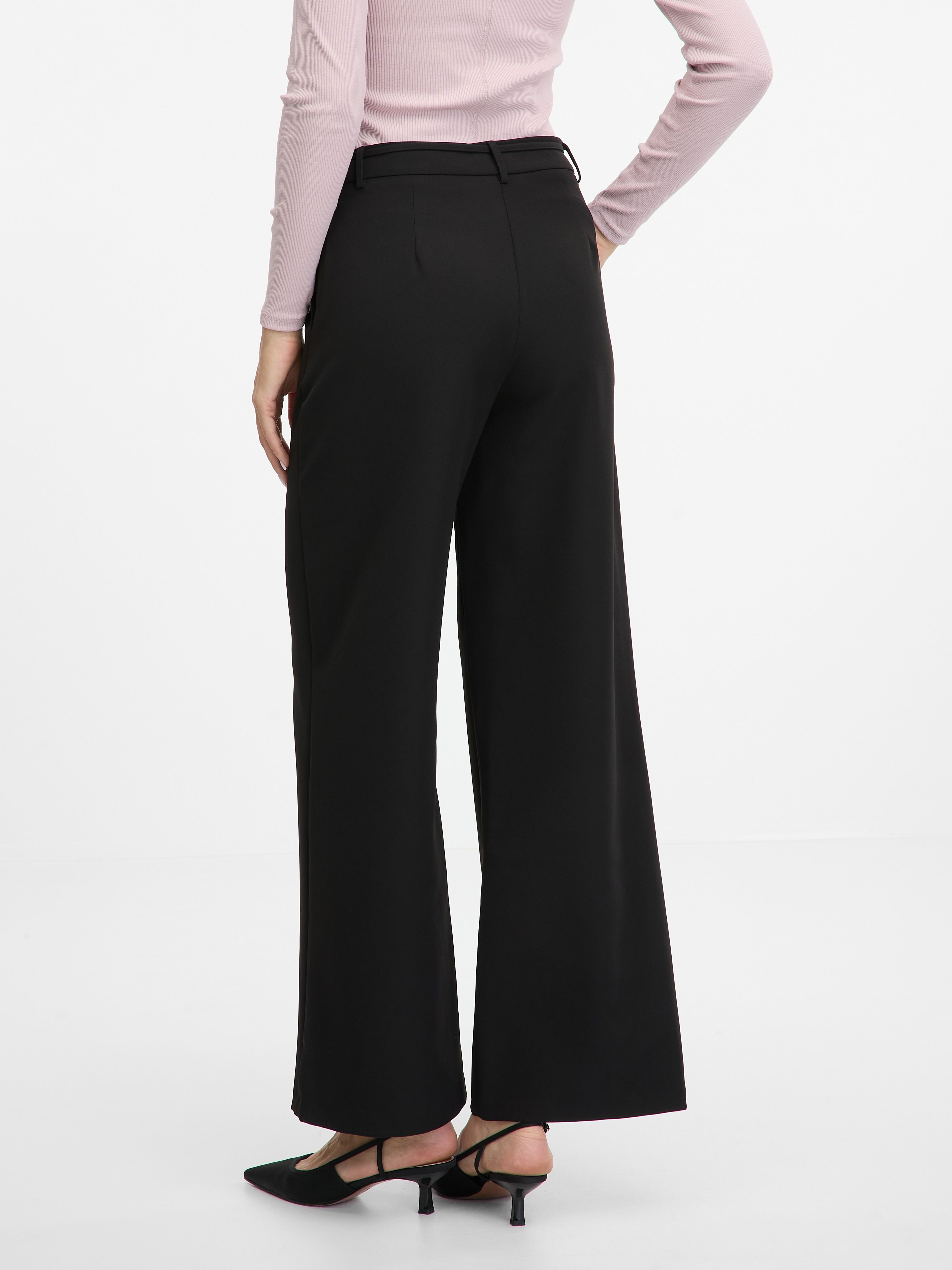 Schwarze weite Damenhose ORSAY