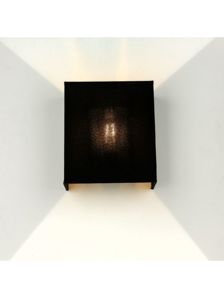 Licht-Erlebnisse Wandlampe in Schwarz günstig kaufen onesize