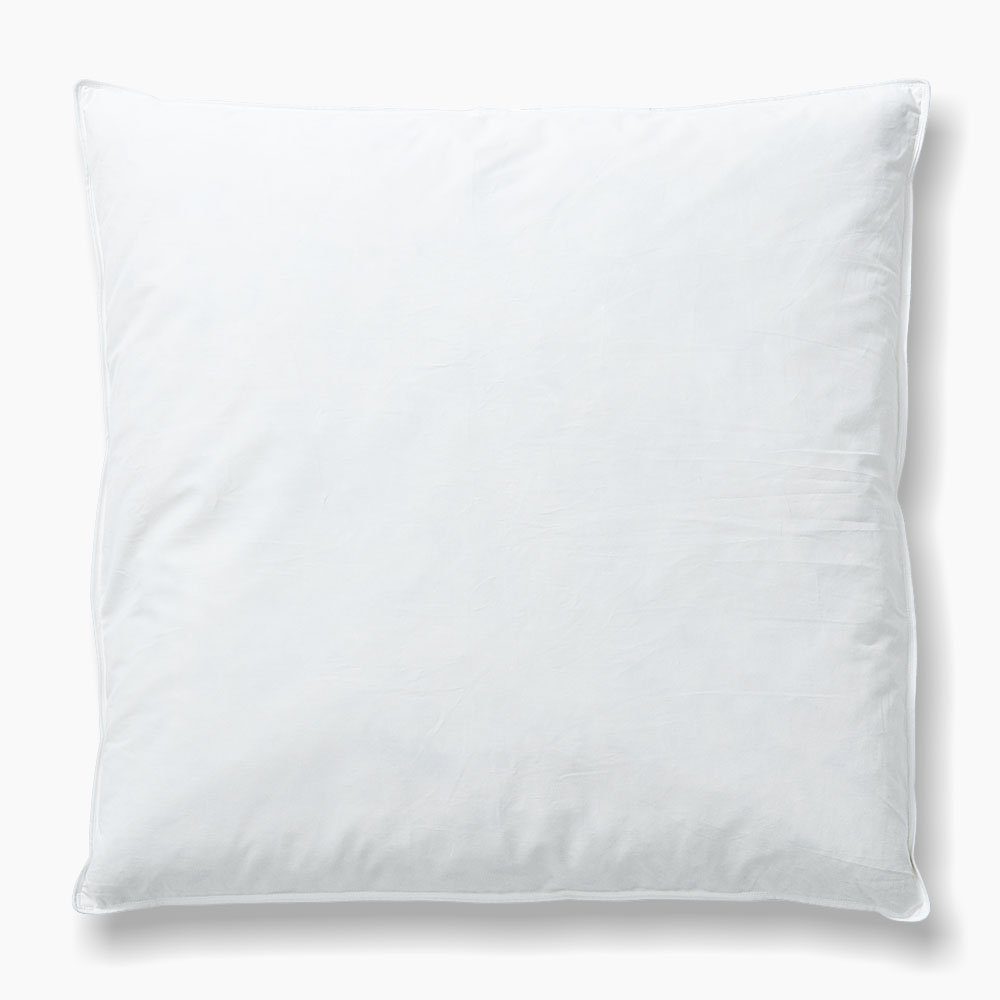 Daunenkissen RIBECO Federkissenset Lukas 20% Daune, RIBECO, Füllung: silberweiße Ente 80% Federn, 20 % Daunen, Bezug: 100% Baumwolle, 2er, in 40x80 cm und 80x80 cm erhältlich, Federkissenset, 2er-Set Daune Federn Daunenkissen