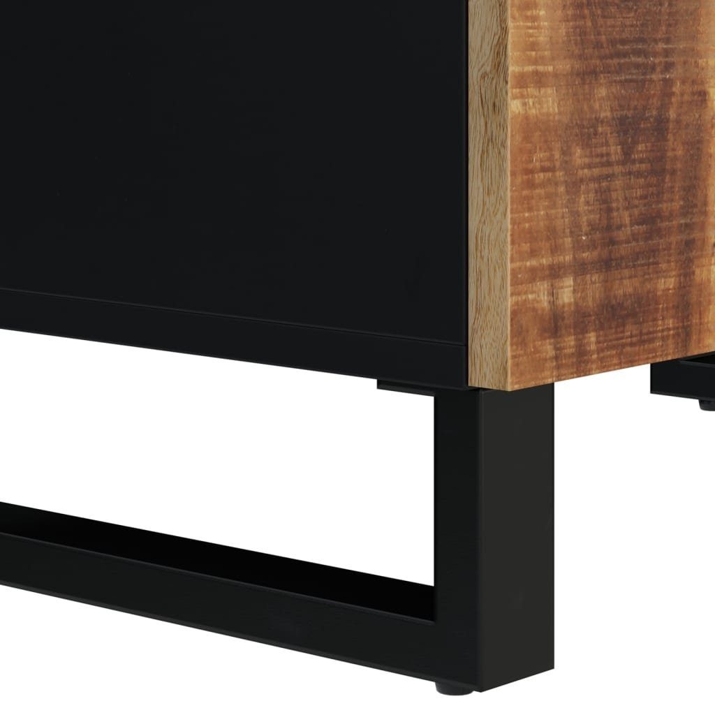 vidaXL Sideboard Sideboard mit 4 Türen 60x33x75 cm Massivholz Mango (1 St)