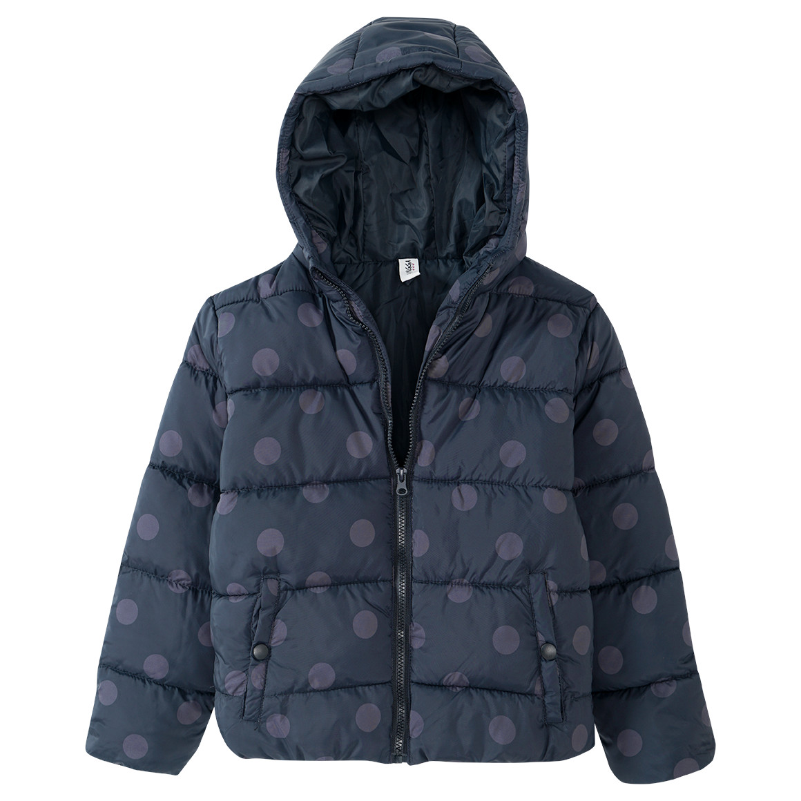 Mädchen Steppjacke mit Punkte-Allover
