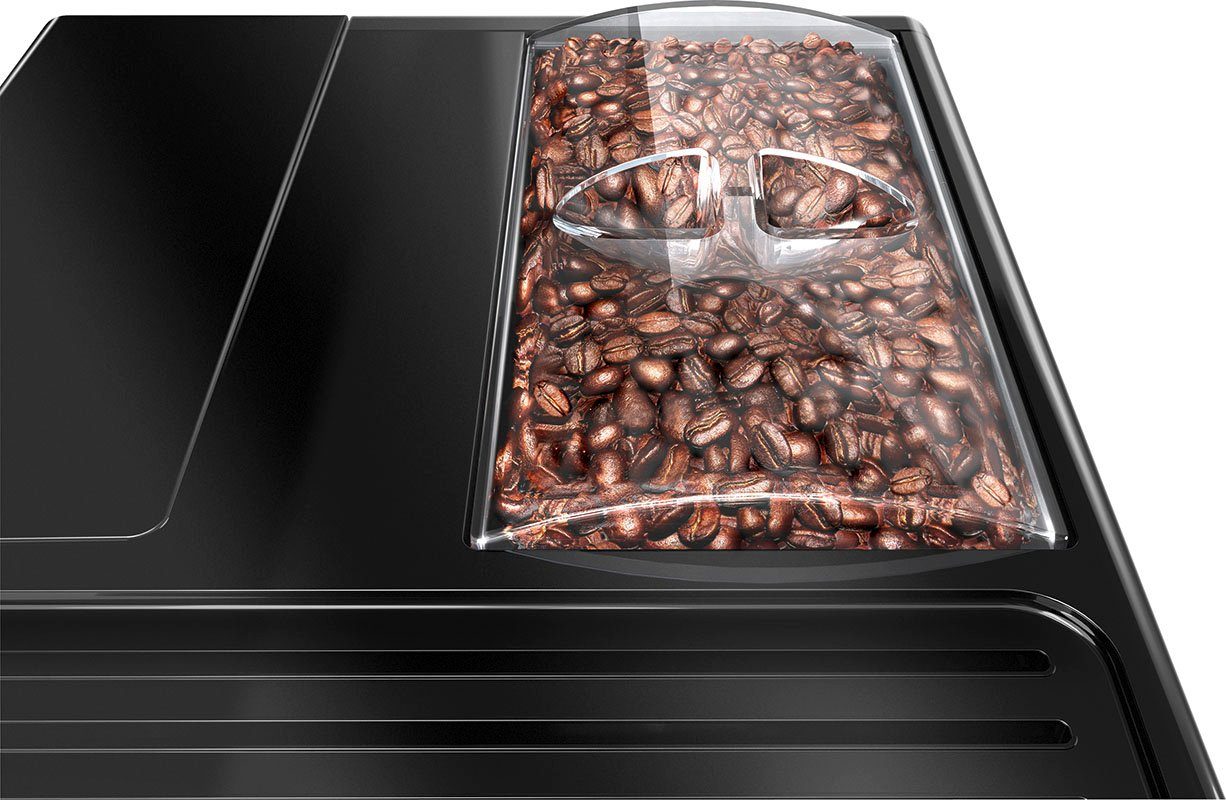 Melitta Kaffeevollautomat Solo® E950-203, silber/schwarz, Perfekt für Café crème & Espresso, nur 20cm breit