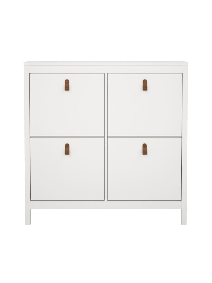 ebuy24 Schuhschrank Madrid Weiß 103 x 25 cm günstig kaufen onesize