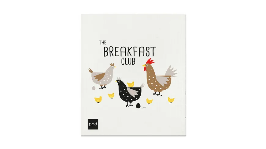 ppd Breakfast Club Schwammtuch