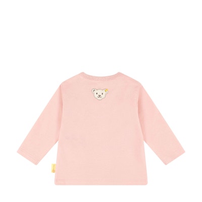T-Shirt langarm, rosa für Mädchen