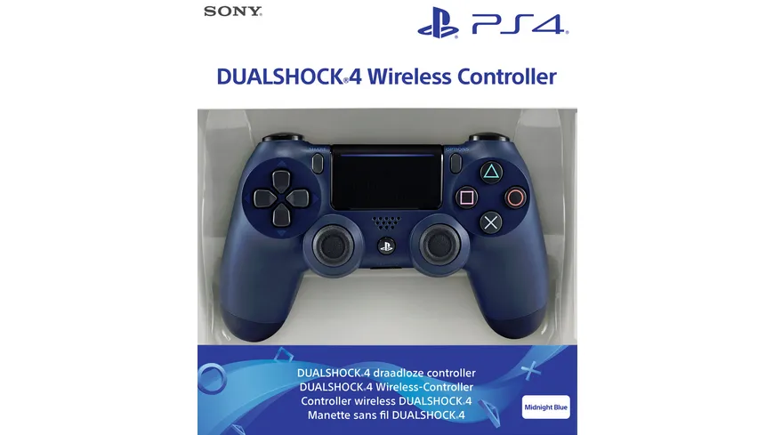 PS4 - Dualshock 4 Wireless-Controller (Midnight Blue)
