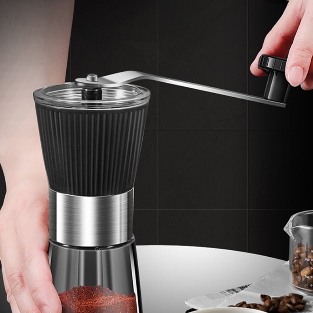 Zimtky Kaffeemühle Handkaffeemühle tragbare Mühle Edelstahl Haushalt Multifunktion