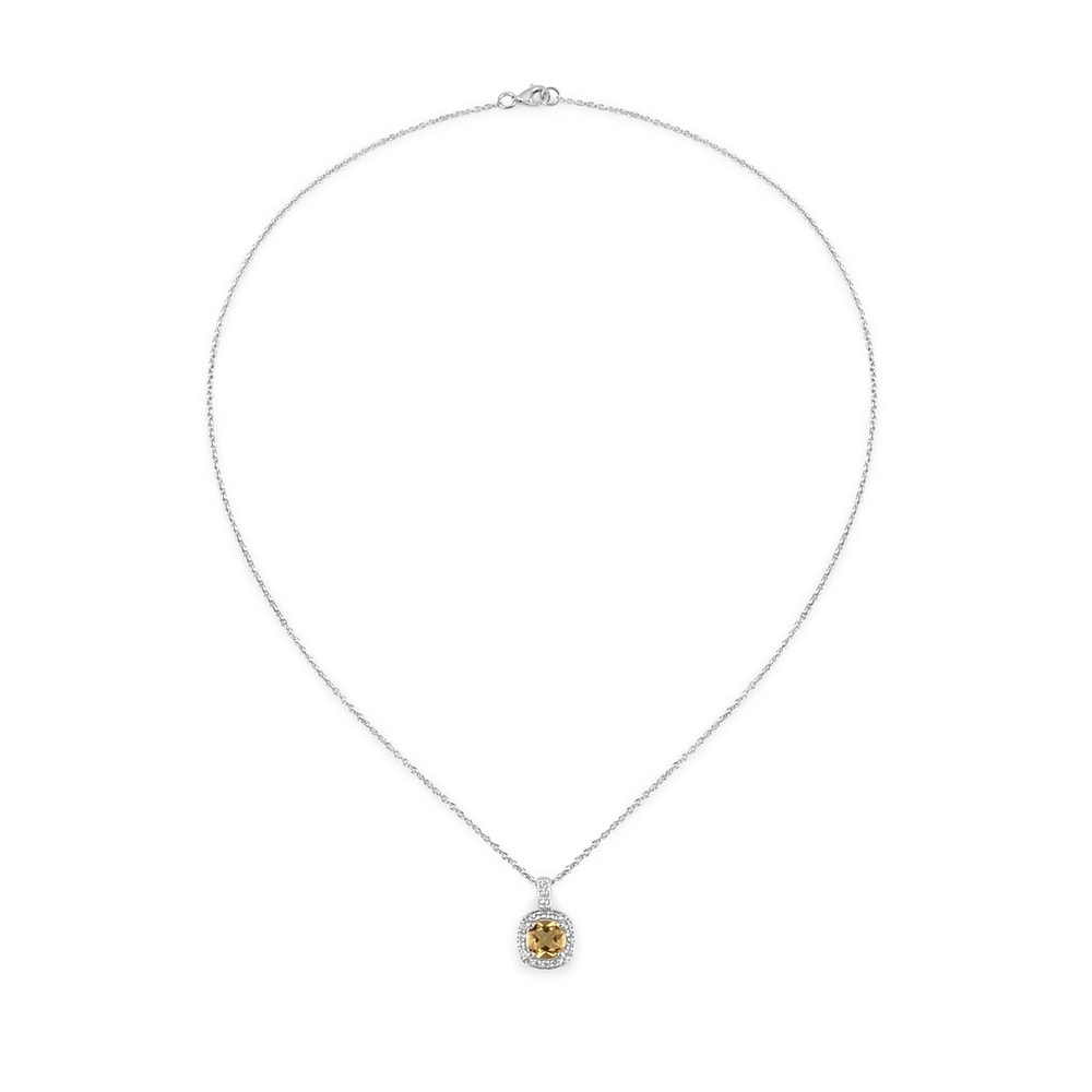 Rafaela Donata Chaîne Argent sterling Citrine en Argent Bijoux